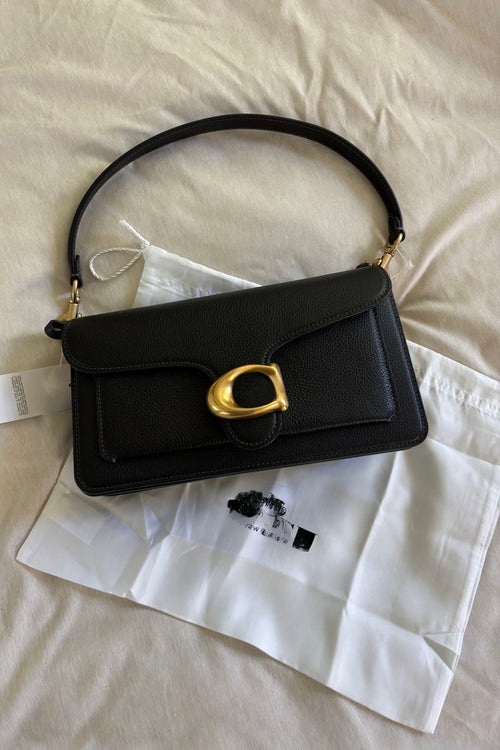Black Tabby Bag Gold 26”